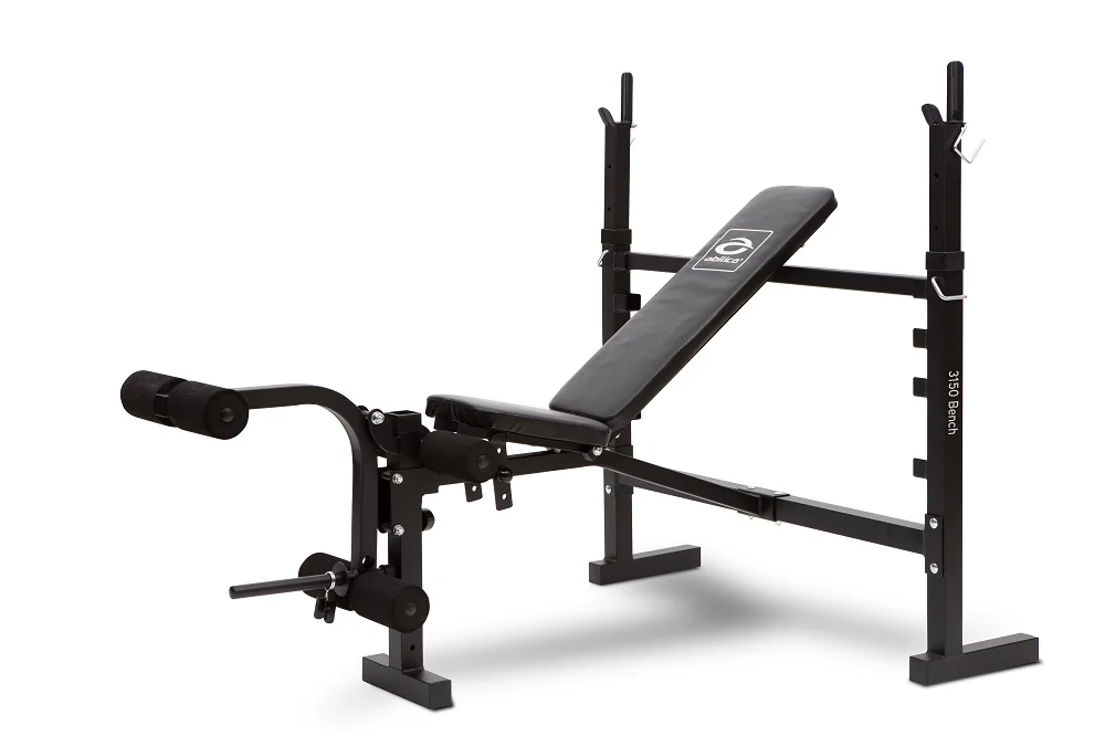 Abilica 3150 Bench med stånghållare och benspark