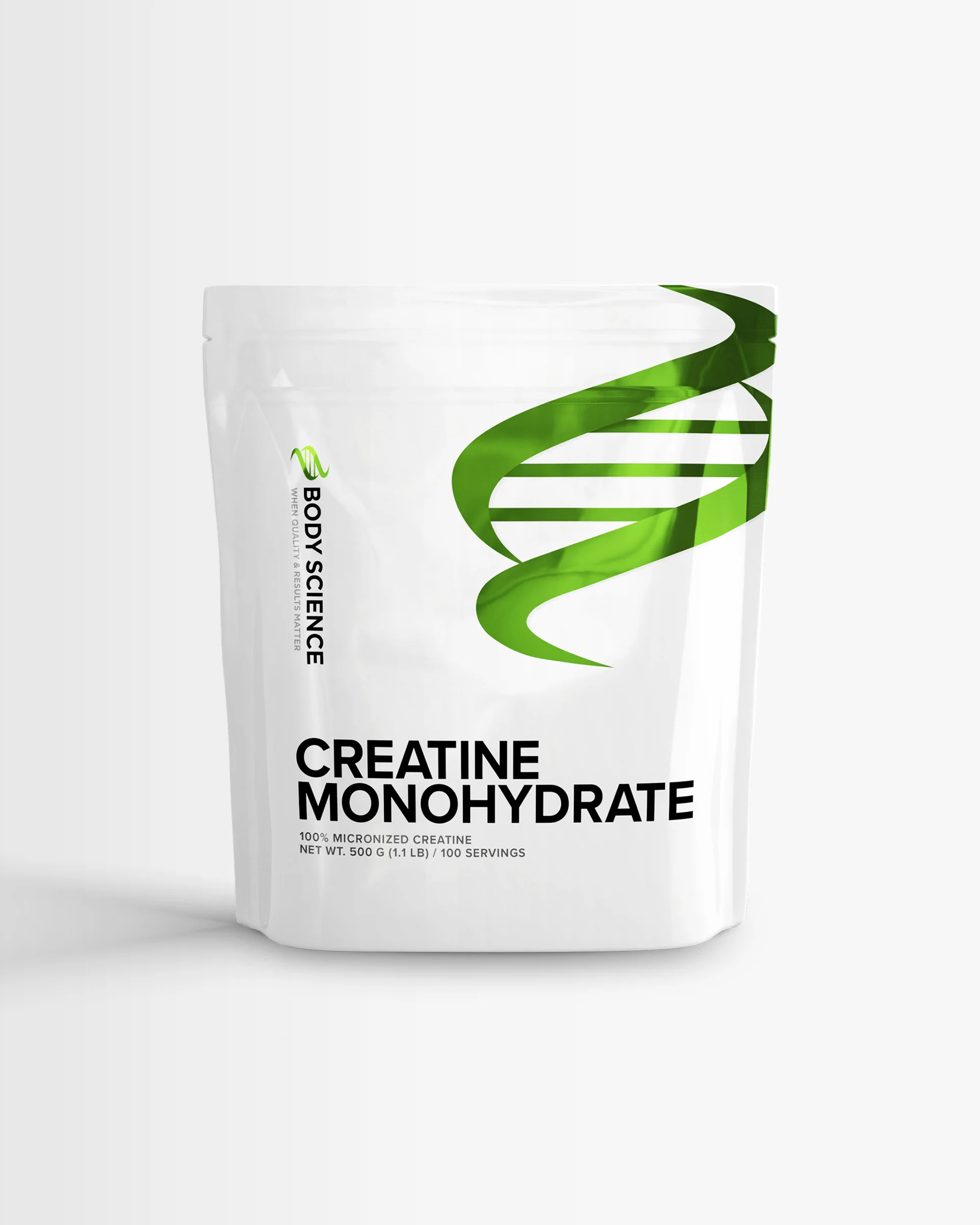 Body Science Creatine Monohydrate i 500 g-påse