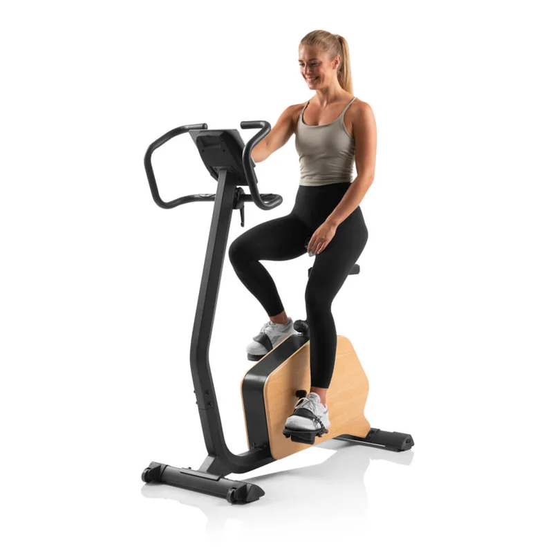 Hammer NorsK CardioPace 5.0 med trämönstrad kåpa, sadel, styre och display