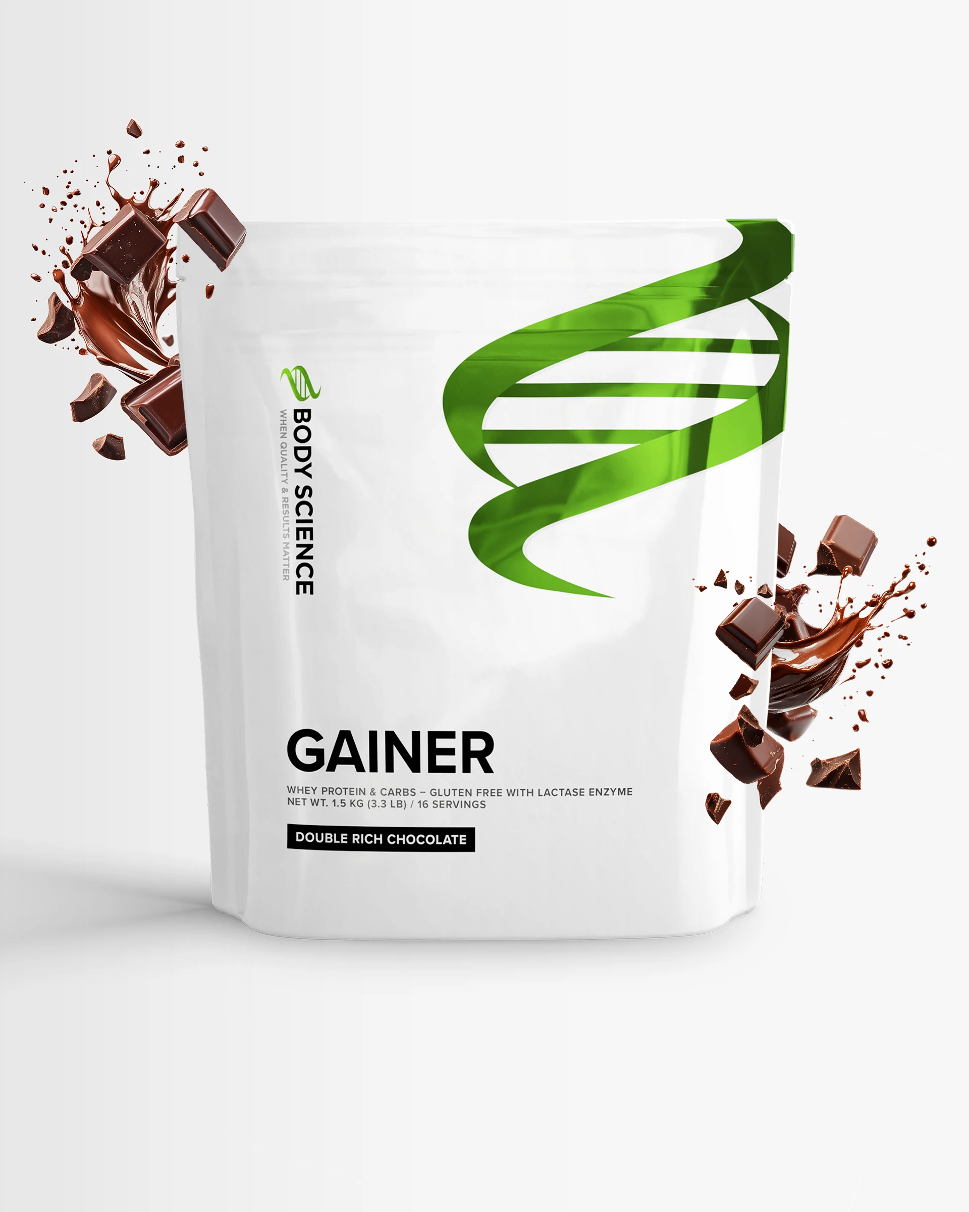 Body Science Gainer, Double Rich Chocolate, 1,5 kg
