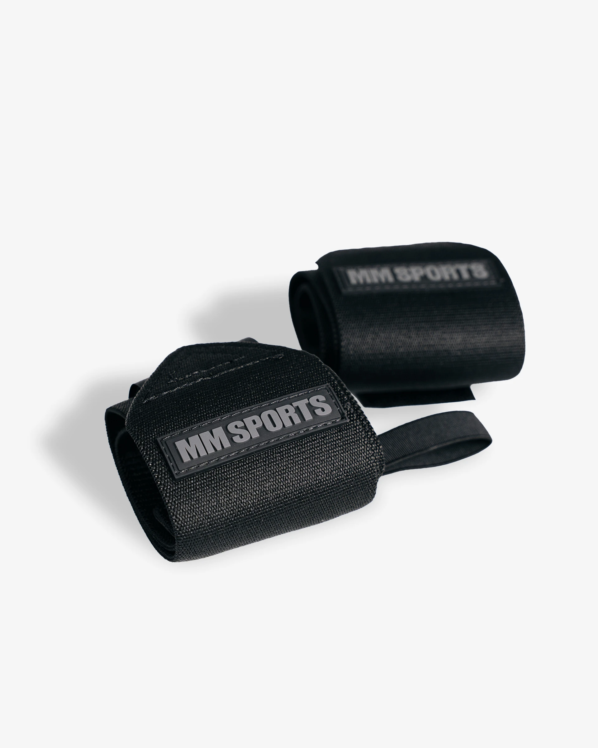 MM Sports Wrist Wraps High, svart, produktbild