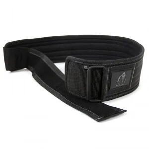 Gorilla Wear 4 Inch Nylon Belt, svart/grå, produktbild