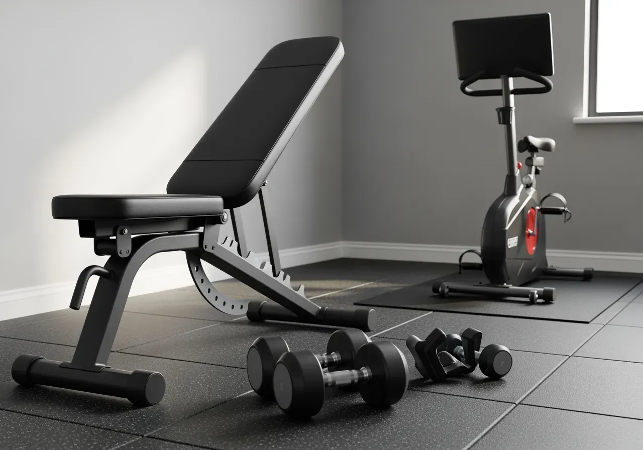Hemmagym konditionsmaskiner och vikter