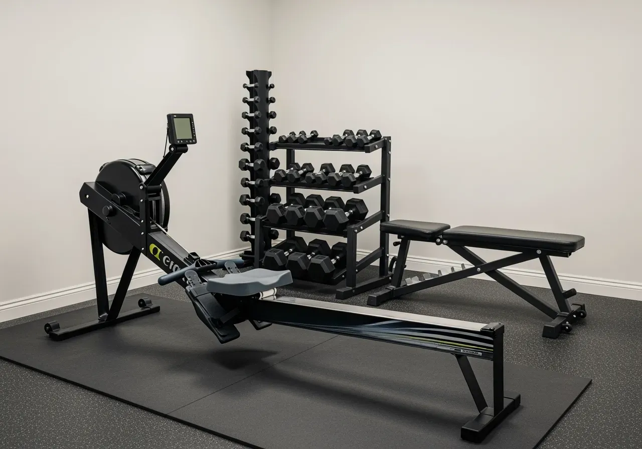 Dipsstation för hemmagym
