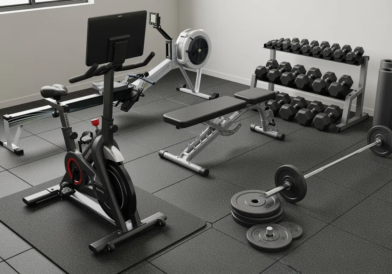 Curl och tricepsstänger för hemgym