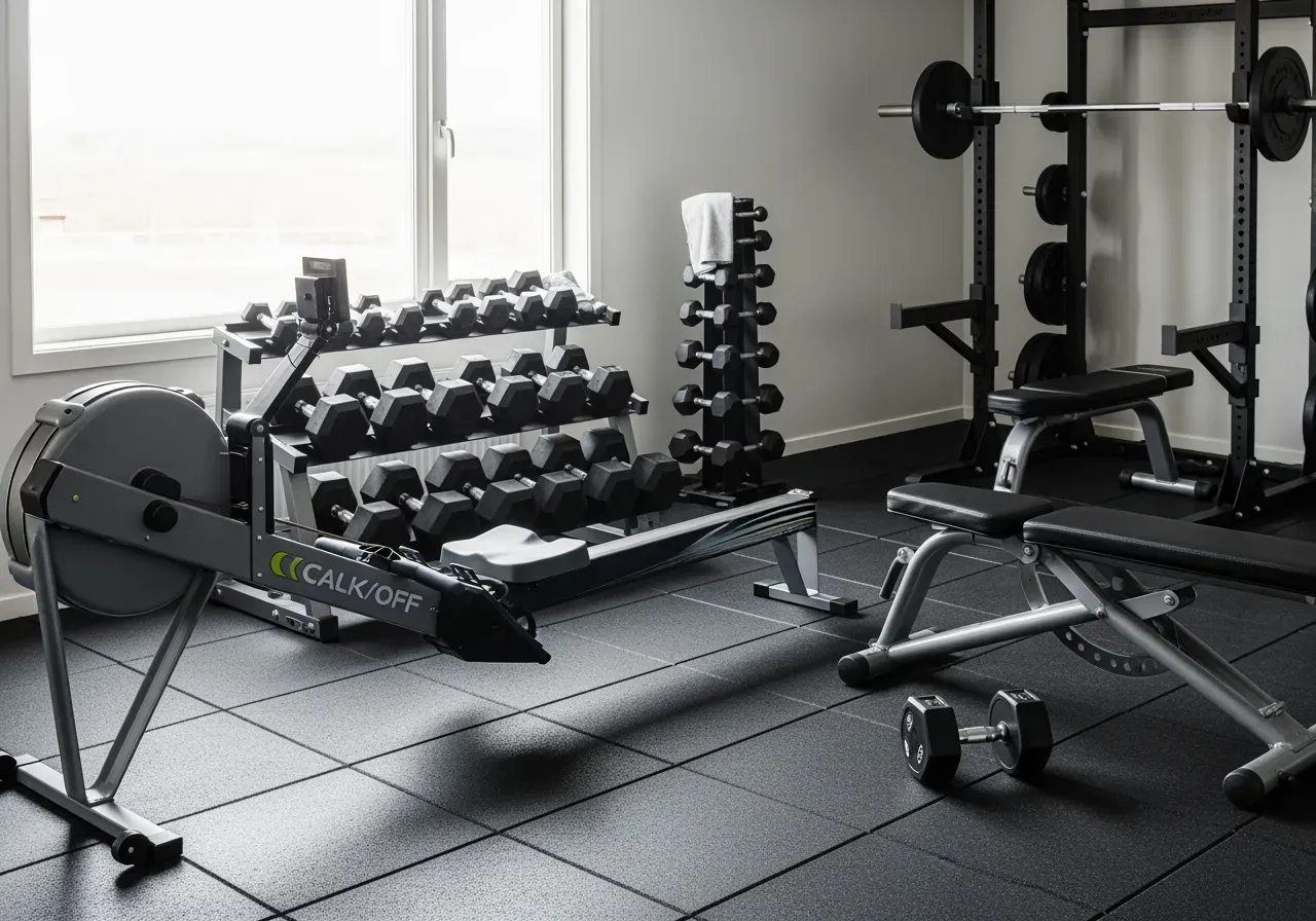 Hantelövningar med Insportline gummihantlar