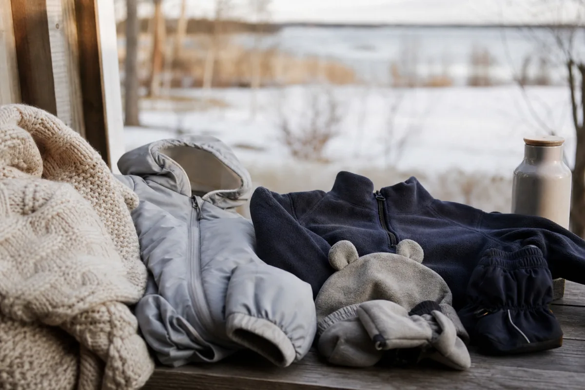 Barnets första utepass i kyla – så skulle jag tänka