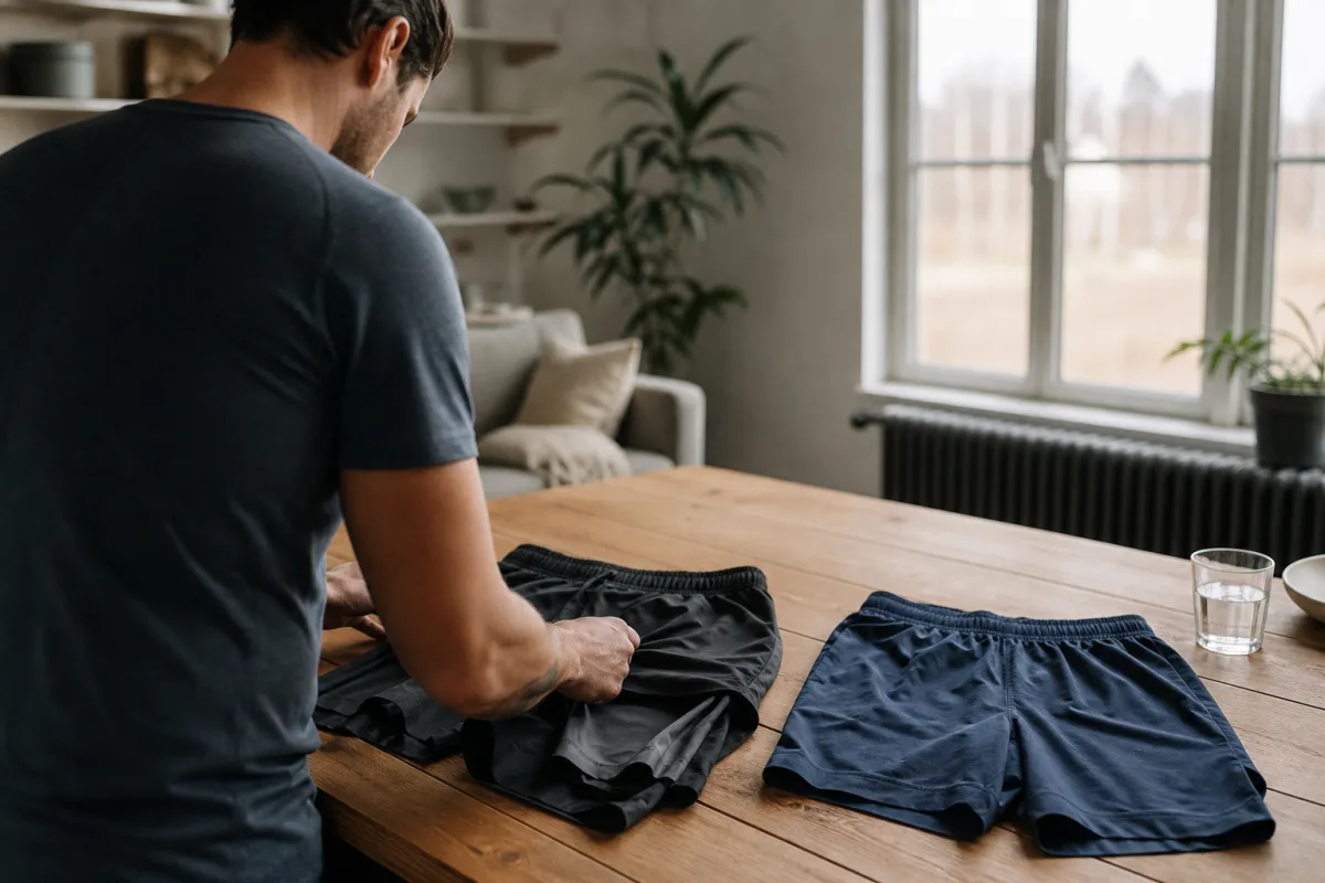 Träningsshorts med eller utan inbyggd innerbyxa?