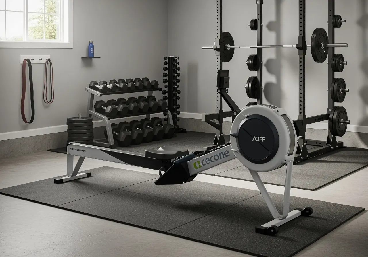 Finnlo och Hammer löpband hemma