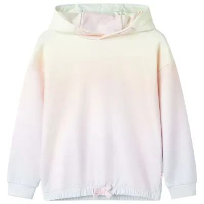 Hoodie barn stjärnvit
