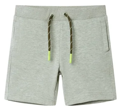 Shorts barn ljus khaki melange