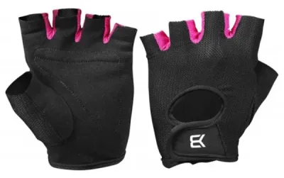 Better Bodies Womens Training Glove, M, Black / Pink