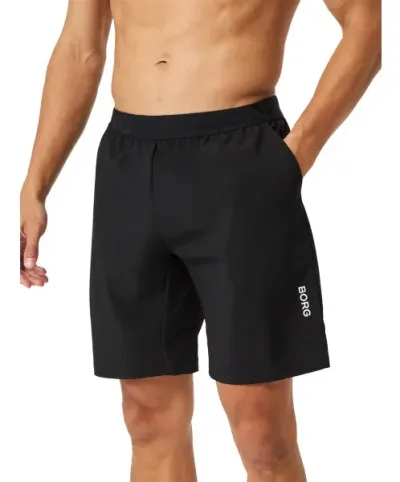 Björn Borg Athletic 9 Shorts, M, Black Beauty