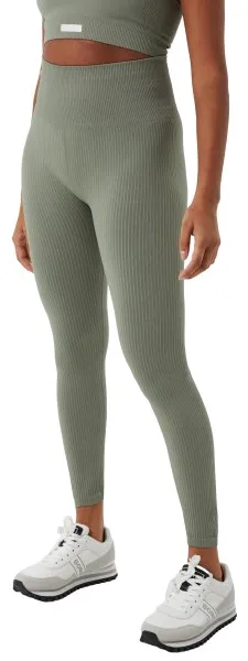 Björn Borg Studio Seamless Rib Tights, , Vetiver
