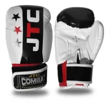 Boxhandske Junior, vit/svart, 6 oz