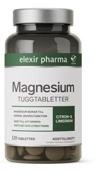Elexir Pharma Magnesium Tuggtablett