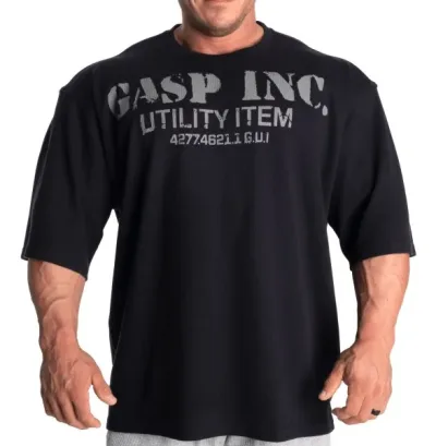Gasp Iron Thermal Tee , , Asphalt
