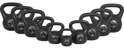 Gorilla Sports Kettlebell GS Svart