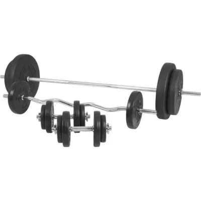 Gorilla Sports Skivstång Curlstång BASIC