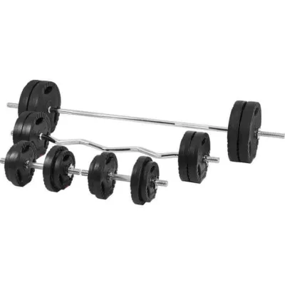 Gorilla Sports Skivstång Curlstång Trigrip PRO-100kg