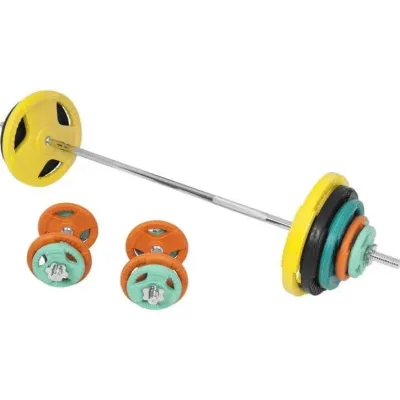 Gorilla Sports Skivstång Trigrip S