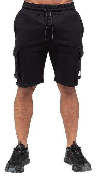 Gorilla Wear Hudson Cargo Sweat Shorts, , Black