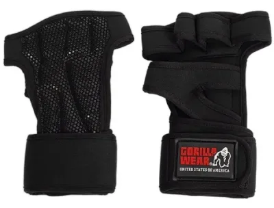 Gorilla Wear Yuma Weightlifting Workout Gloves, S, Black