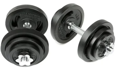 Hantelset 40 kg 1 par
