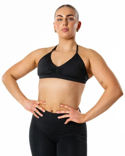 Hybrid Seamless Halterneck Sports Bra
