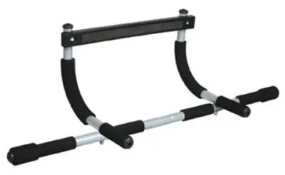 Iron Gym Total Upper Body Workout Bar, Silver/svart
