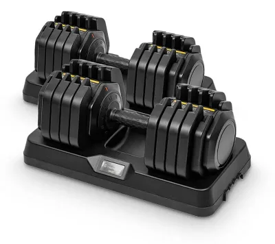Justerbara Hantelset DuraBell, 2 × 5 – 41 kg, inSPORTline