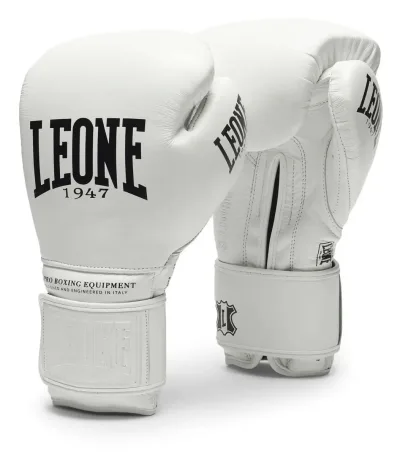 Leone 1947 The Greatest Boxningshandskar GN111 - vit / 14 oz