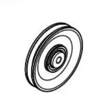 Linhjul GCCO-150 110 / 10 mm