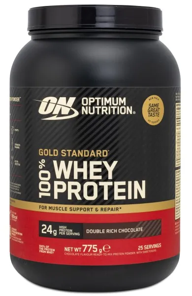 Optimum Nutrition 100% Whey Gold Standard, Choklad, 775 g