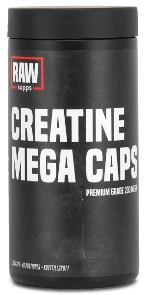 RAW Creatine Mega Caps
