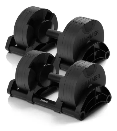 SmartLock-hantlar, 2 x 20 kg, Hammer