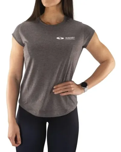 T-shirt Dam, , Grey