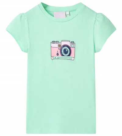 T-shirt för barn stark grön