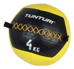 Tunturi Wall Ball 4 kg Yellow