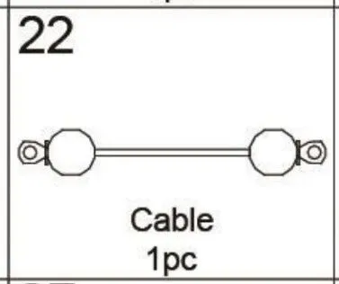 Vajer till Abilica Flextower 2.0 (374772)