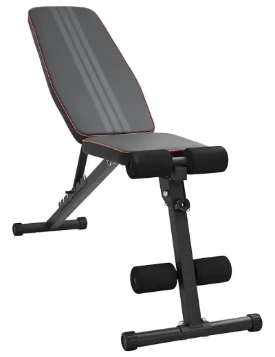 vidaXL Vikbänk Svart