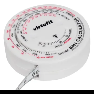 Virtufit Måttband med BMI-kalkylator 150 cm