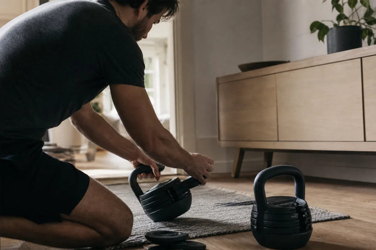 Bästa justerbara kettlebells när platsen är knapp