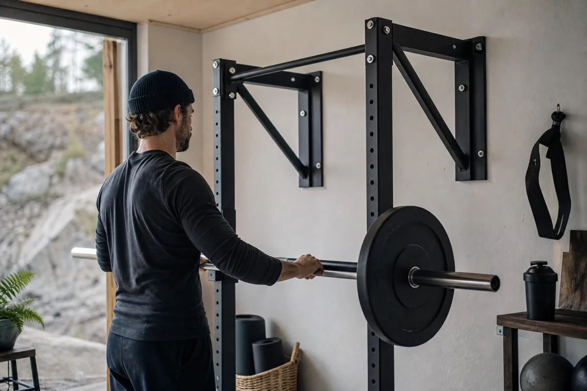 Min erfarenhet av väggmonterat rack i ett trångt gym