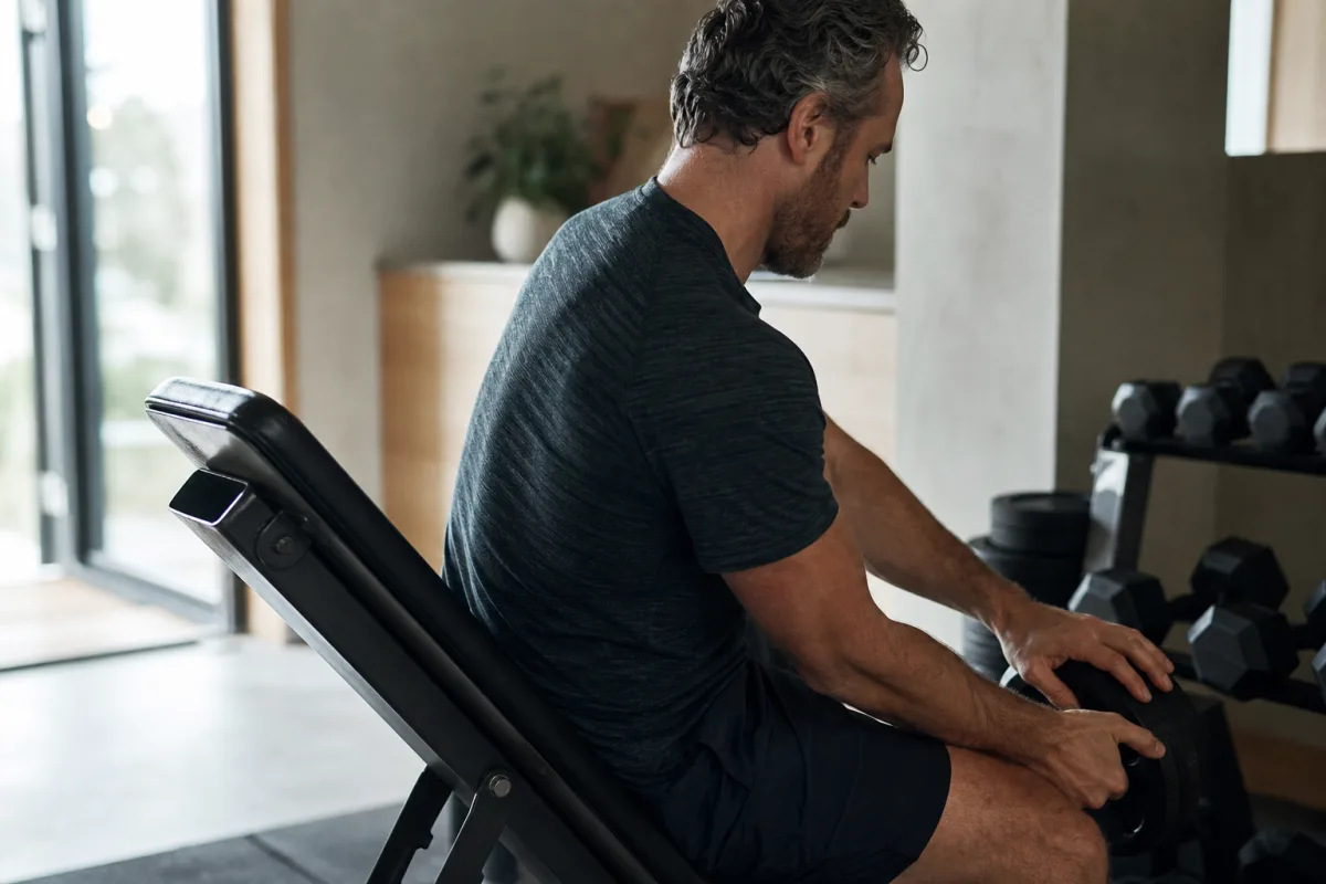 Masterfit för styrketräning med vikter och bänkar