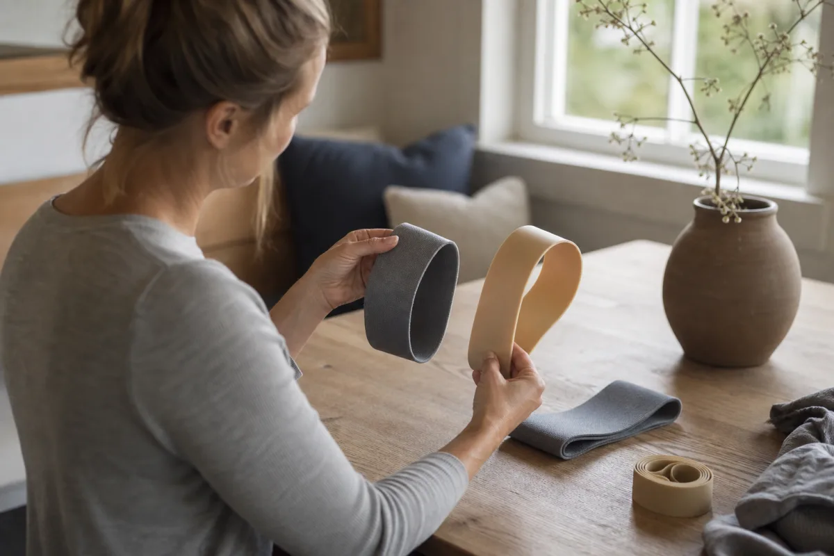 Tygband eller latexband – skillnaden som faktiskt märks